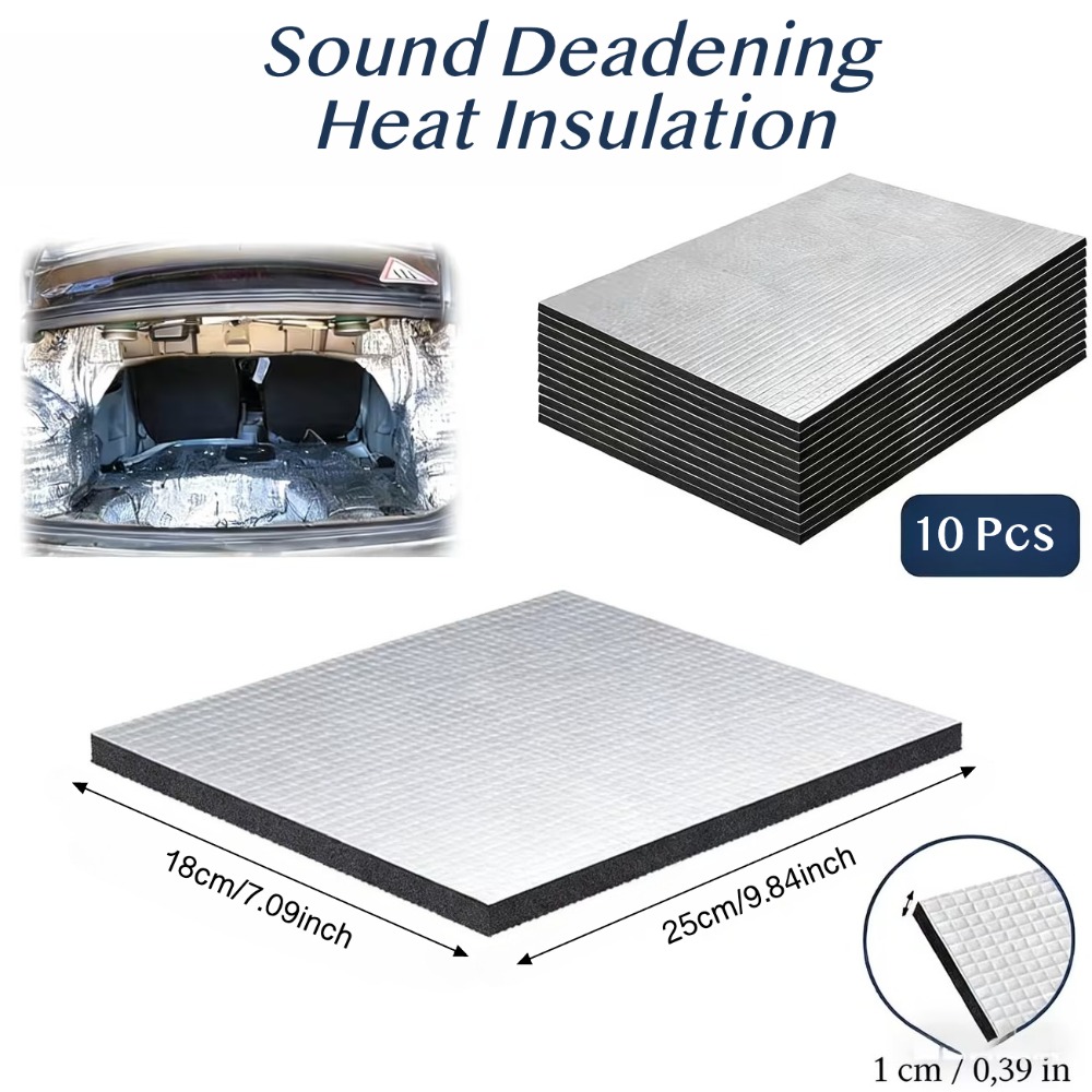 Noise Isolating Pad - 10PCS Alfombrilla de 10mm para insonorizar