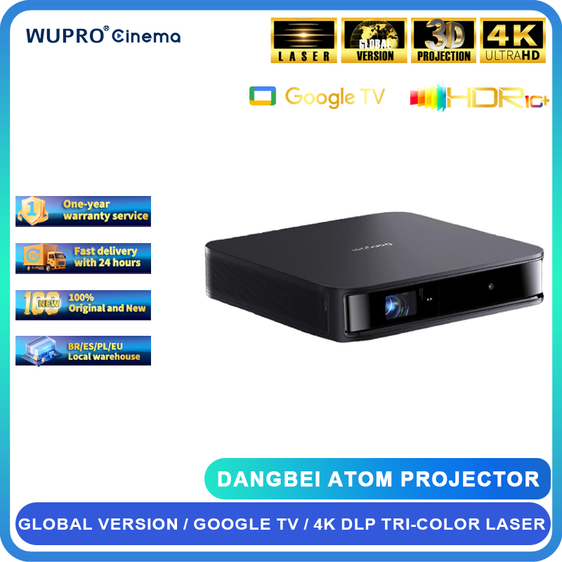 Video Home Cinema - Proyector láser Dangbei ATOM, primer Google