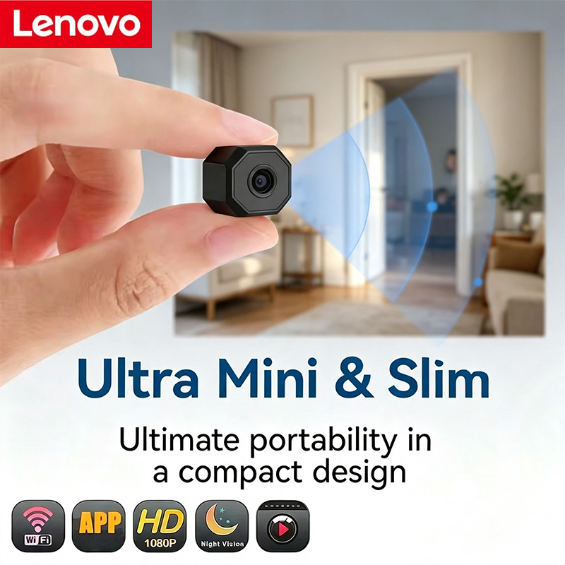 Home Cinema Wireless - Cámara Inalámbrica Lenovo 4K, Mini Cámara