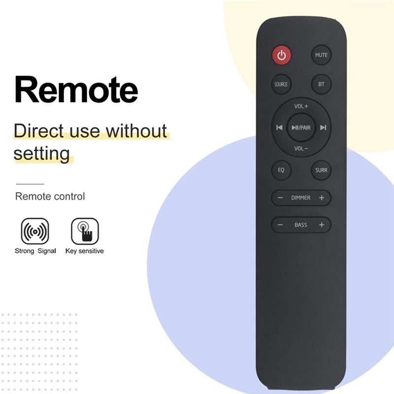Home Cinema Hisense - Control remoto de repuesto Y47A para