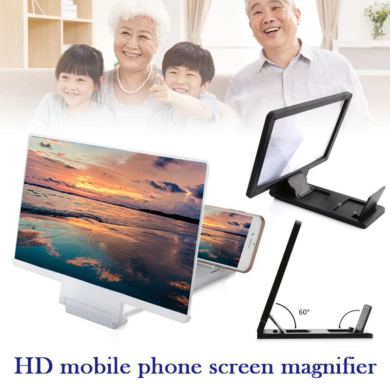 Home Cinema Projector Screen - Amplificador de Pantalla, Lupa para Teléfono