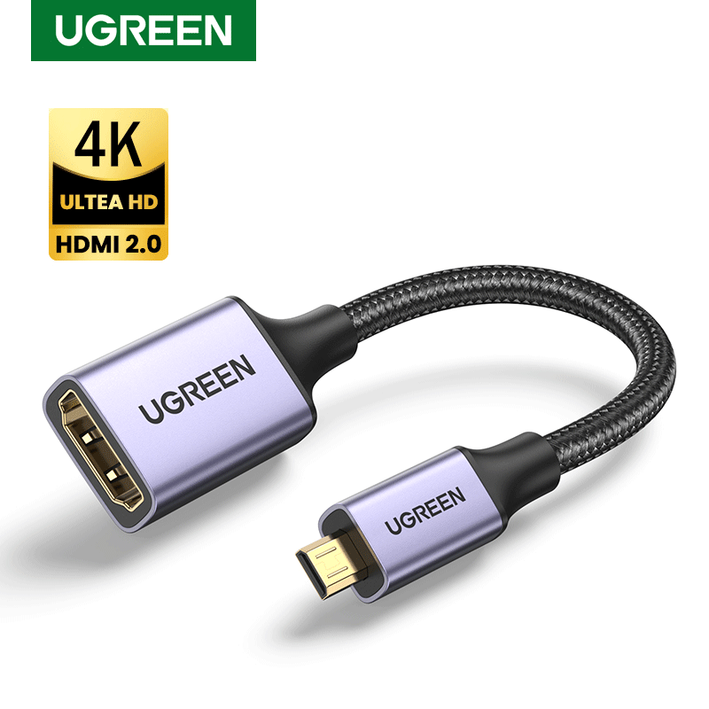 Hdmi Arc Cable - UGREEN-adaptador Micro HDMI a HDMI, 4K/60Hz,
