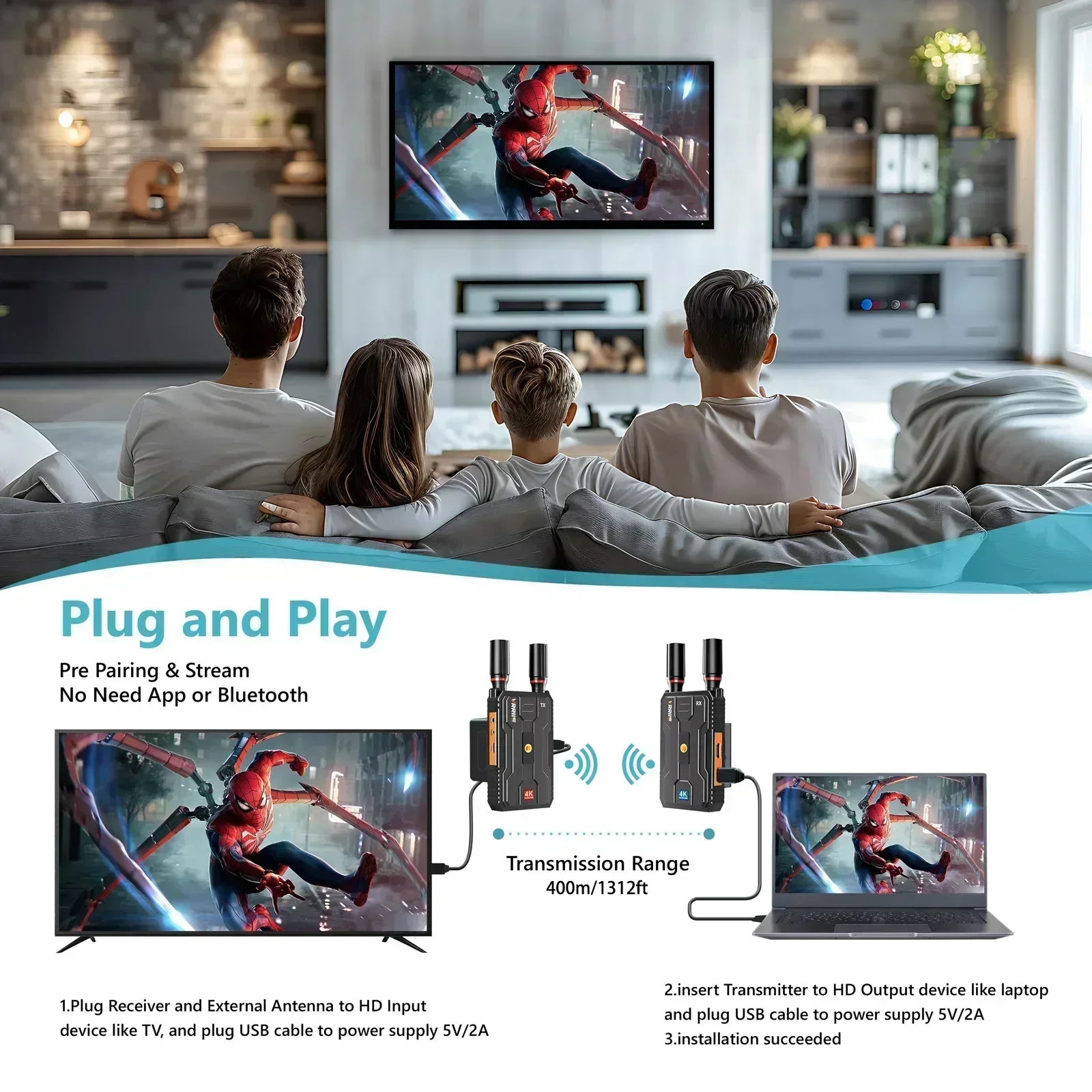Home Cinema Wireless - Sistema de Transmisión Inalámbrica de Audio