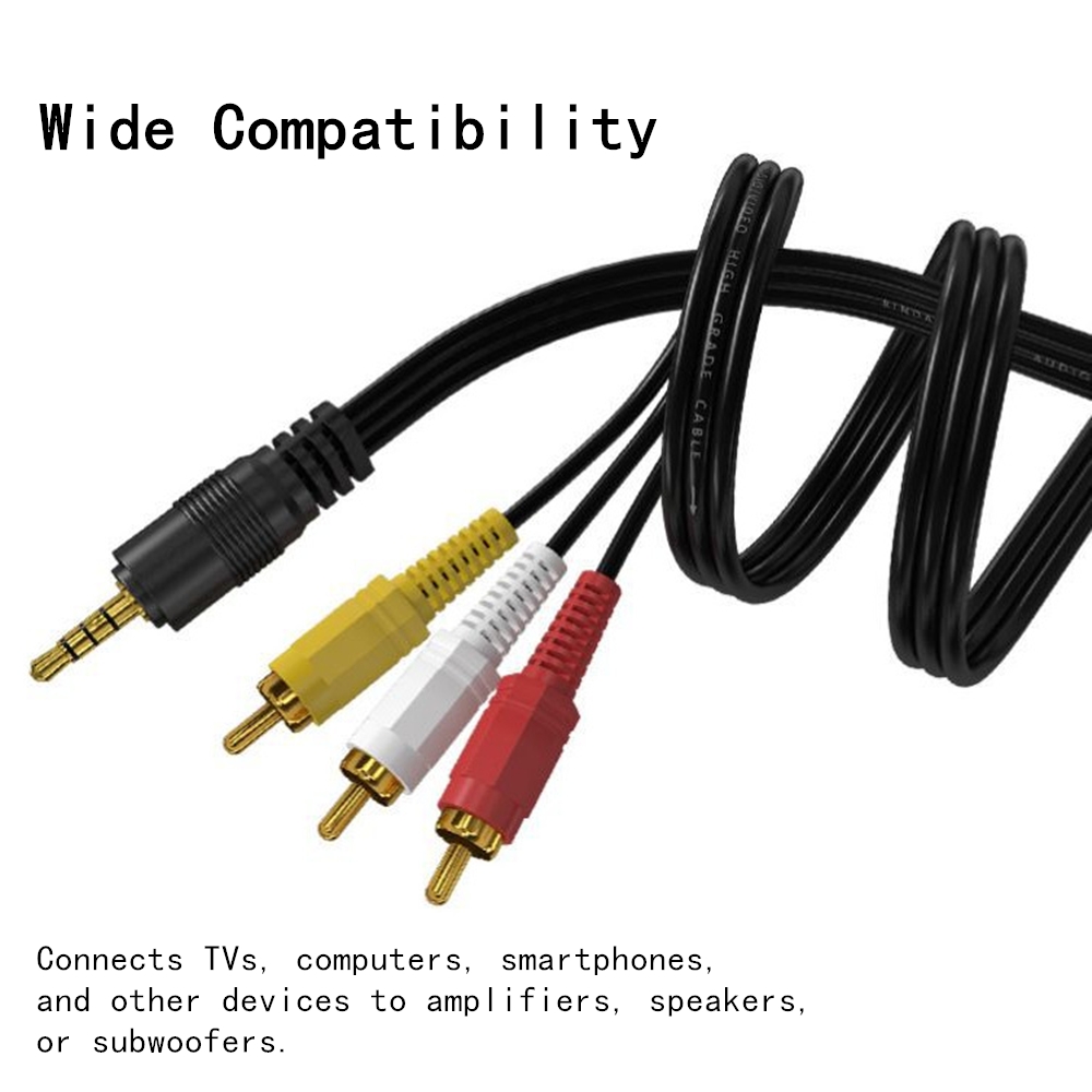 Video Home Cinema - Cable de Audio y vídeo RCA