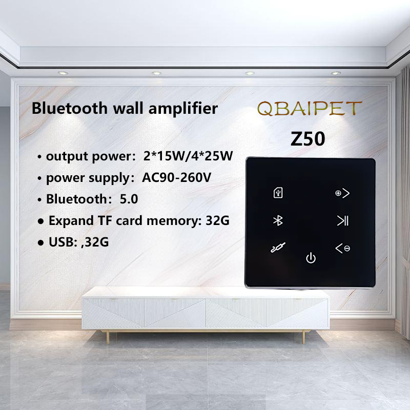 Home Cinema Ampli - AMPLIFICADOR DE PARED Bluetooth, sistema de