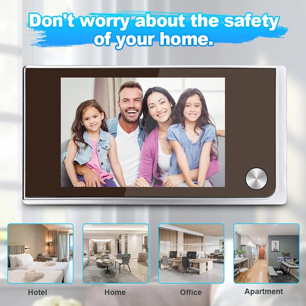 Home Cinema Wireless - Timbre con mirilla y cámara de