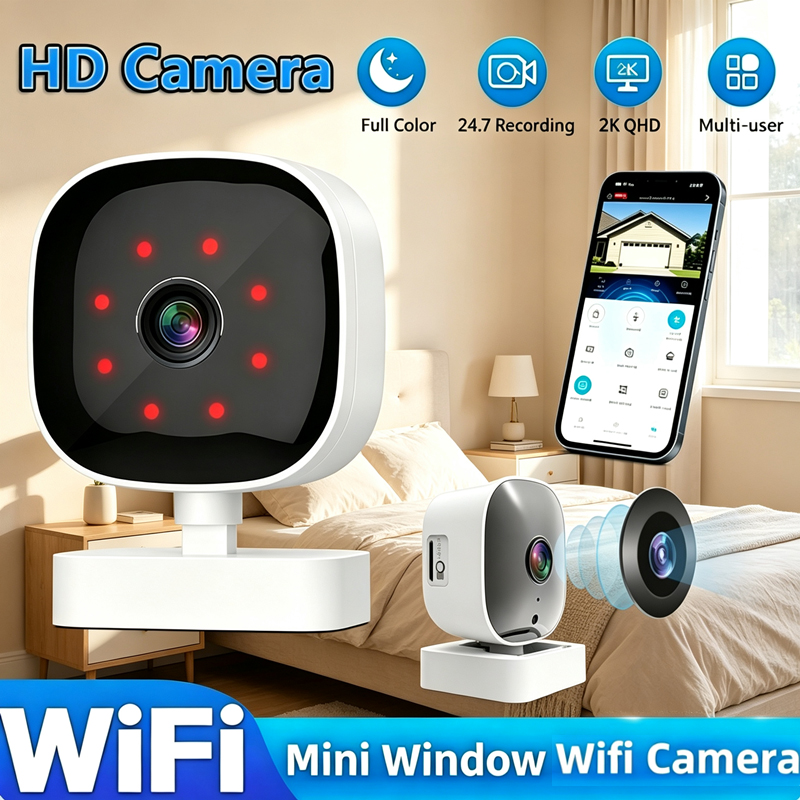 Home Cinema Wireless - Mini Cámara Inalámbrica 1080P HD 2.4/5GHz