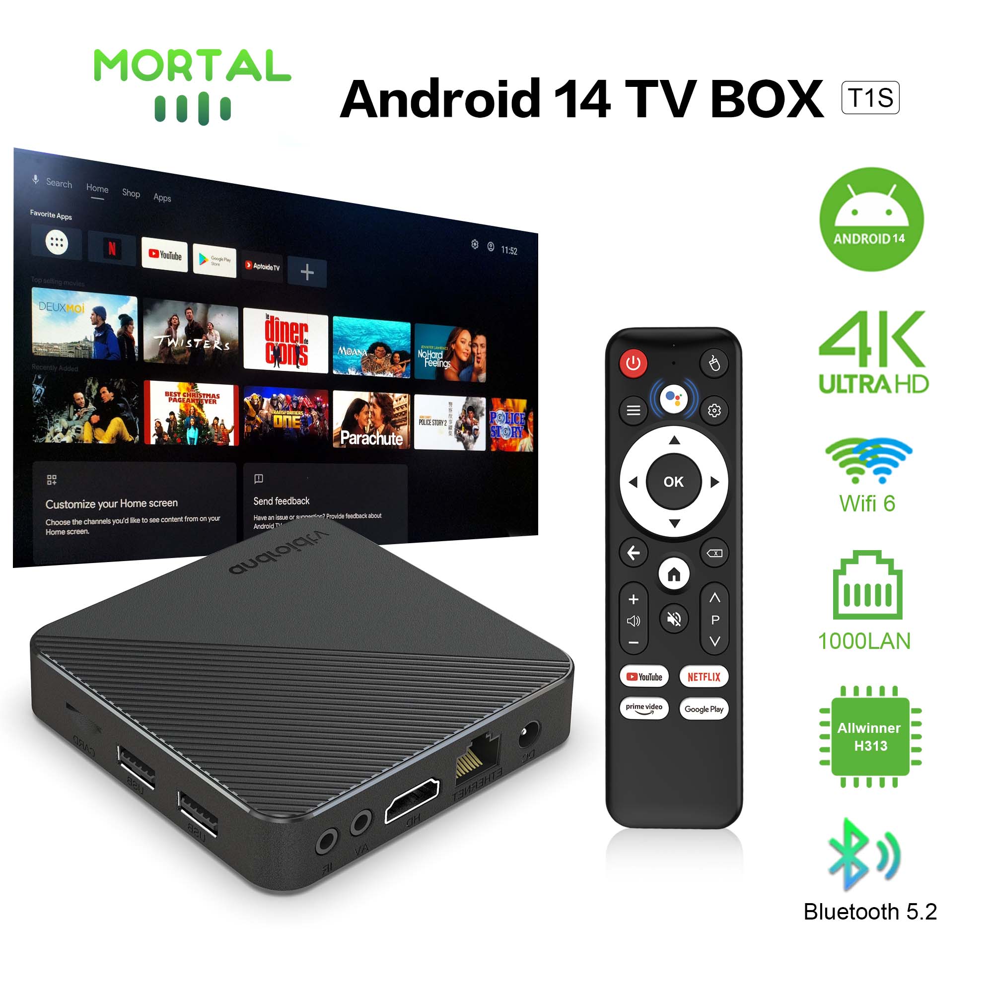 Video Home Cinema - TV Box con sistema de cine