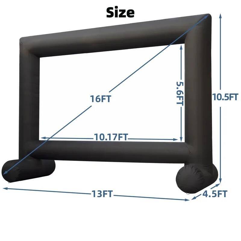 Home Cinema Projector Screen - Pantalla de proyector gigante Iatable portátil