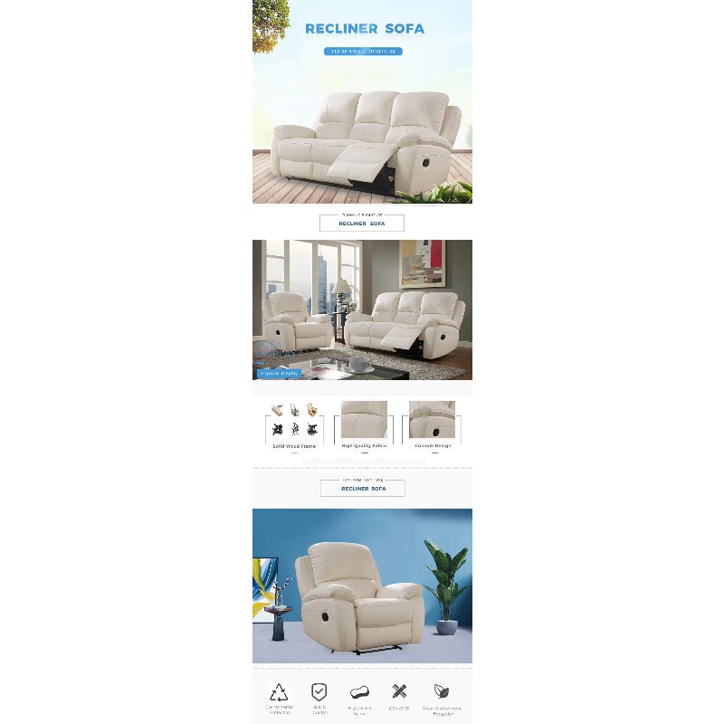 Sofá Moderno Reclinable Eléctr - Home Cinema Sofa reseña y precio