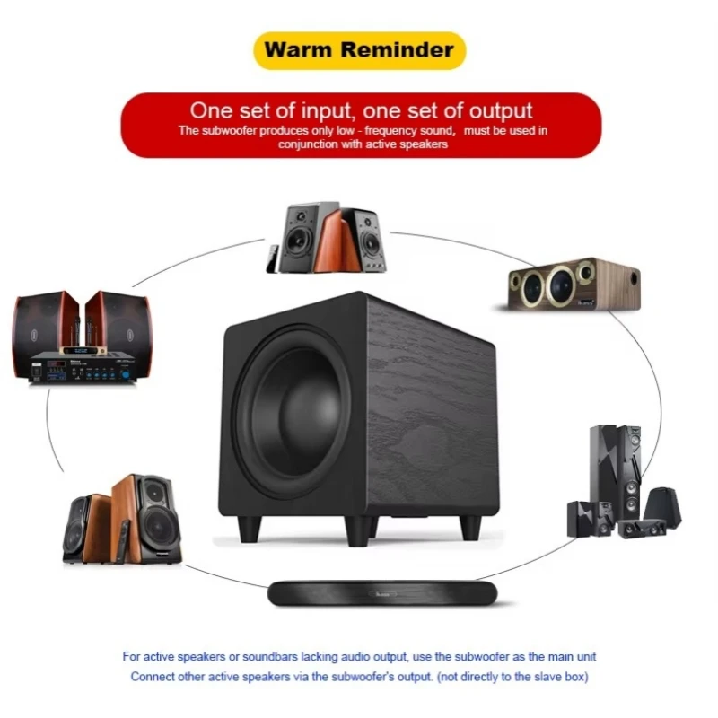 Altavoz Subwoofer activo de 10 - Video Home Cinema reseña y precio