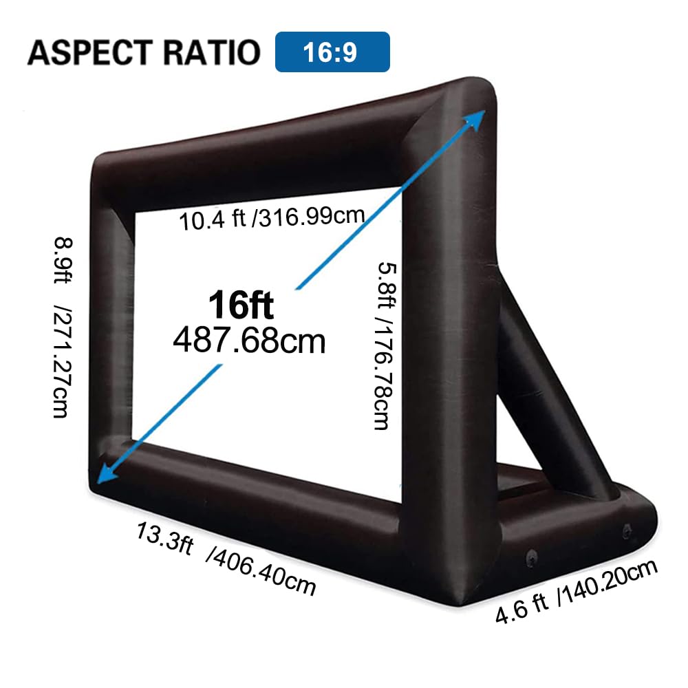 Pantalla Inflable Gigante para - Home Cinema Projector Screen reseña y precio