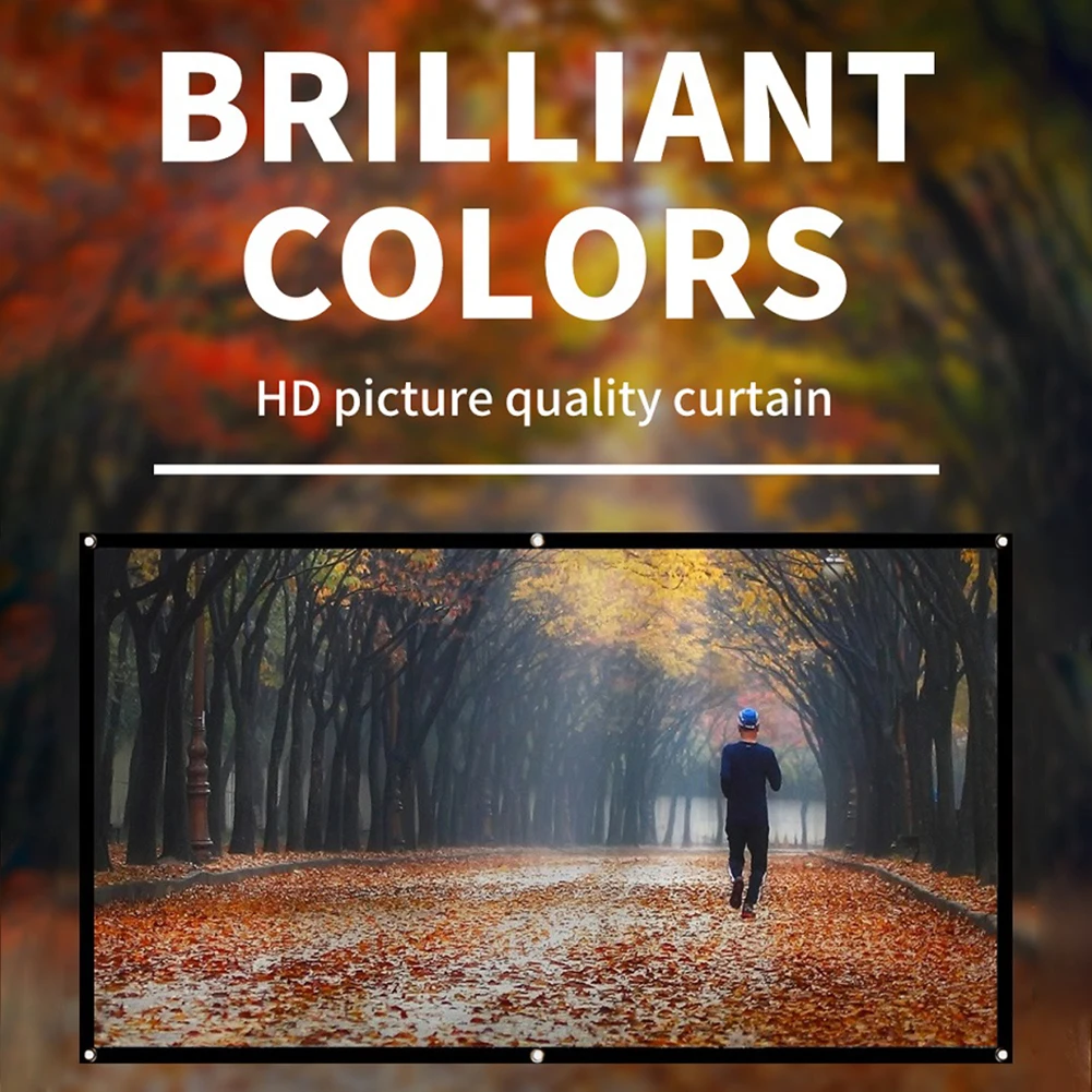 Cortina de proyección simple 1 - Home Cinema Projector Screen reseña y precio