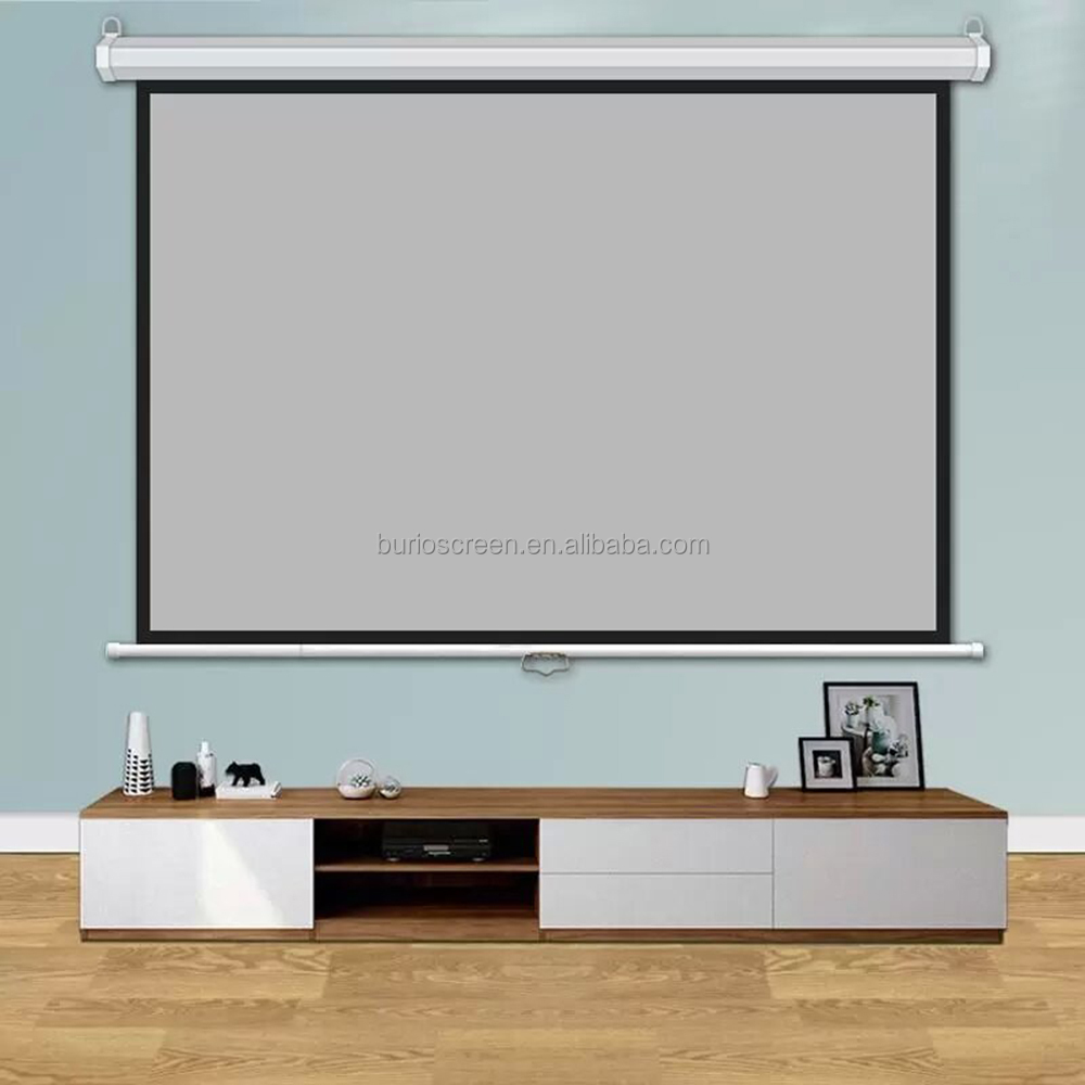 Pantalla de Proyección Manual  - Home Cinema Projector Screen reseña y precio