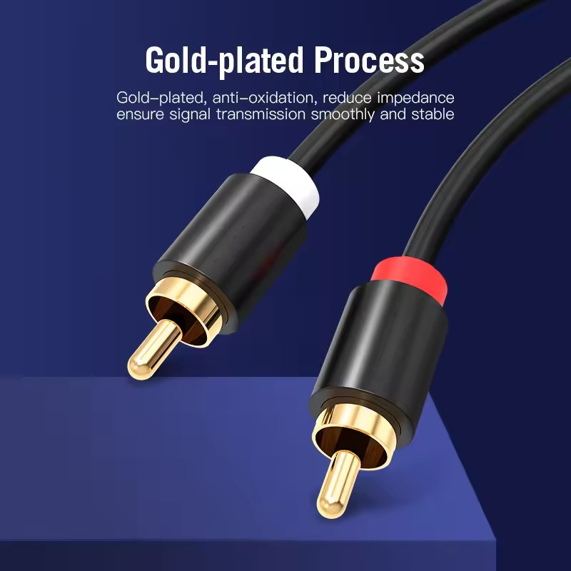 Cable RCA estéreo HIFI, Cable  - Audio Home Cinema reseña y precio