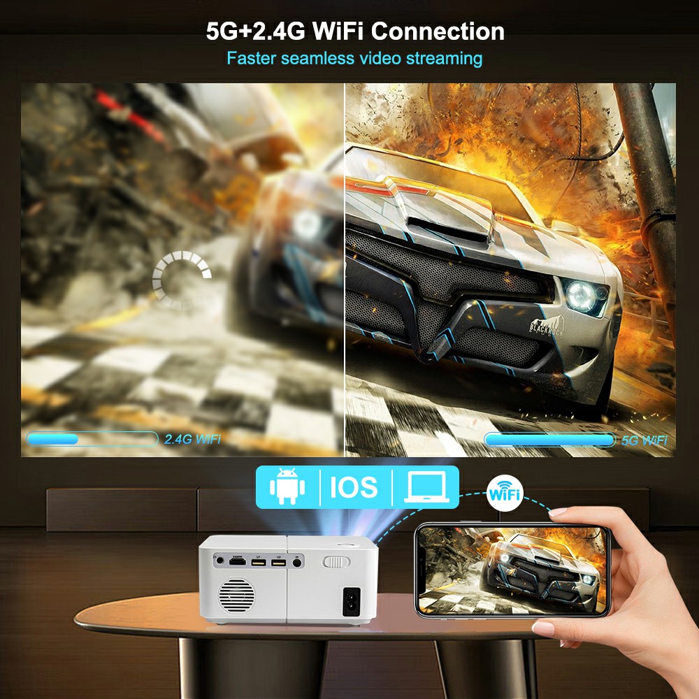 Proyector de video portátil HD - Home Cinema Mini reseña y precio