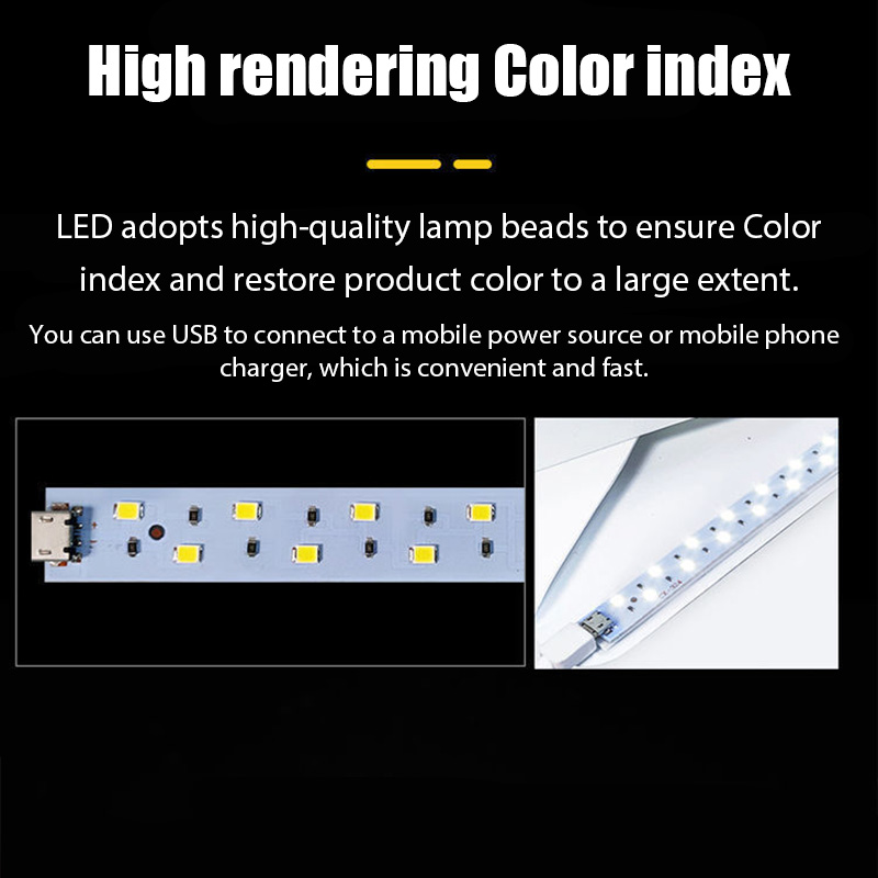 Caja de Luz Portátil de 20 cm  - Home Cinema Led reseña y precio