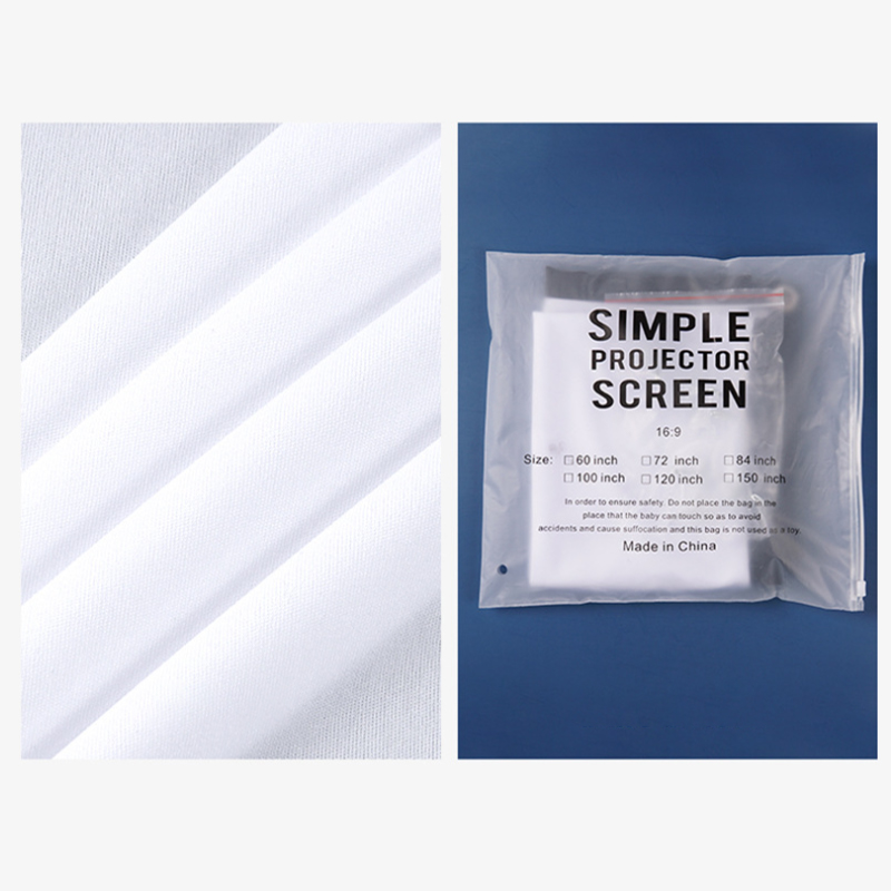 Pantalla de proyección portáti - Home Cinema Projector Screen reseña y precio