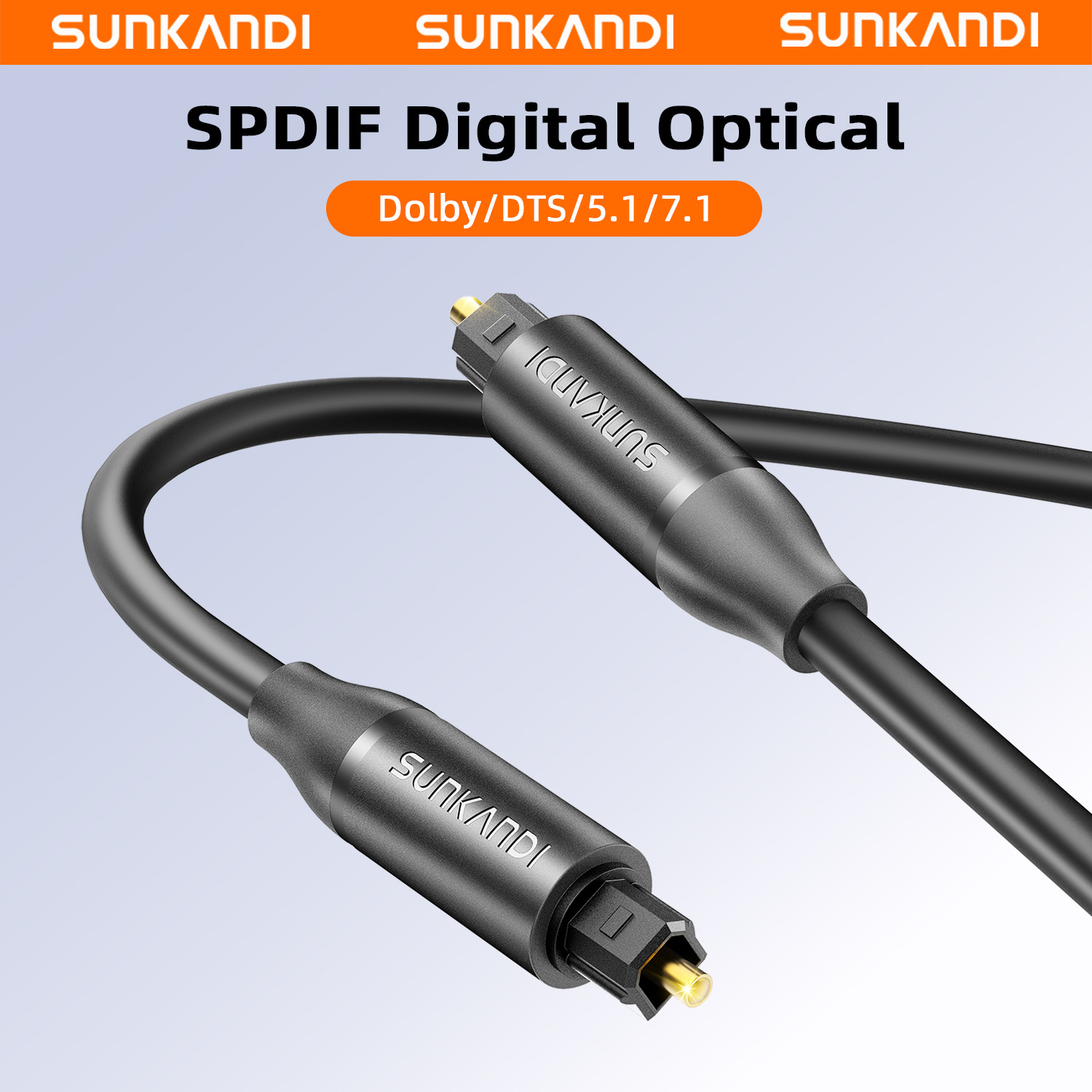 Cable de Audio Óptico SUNKANDI - Audio Home Cinema reseña y precio