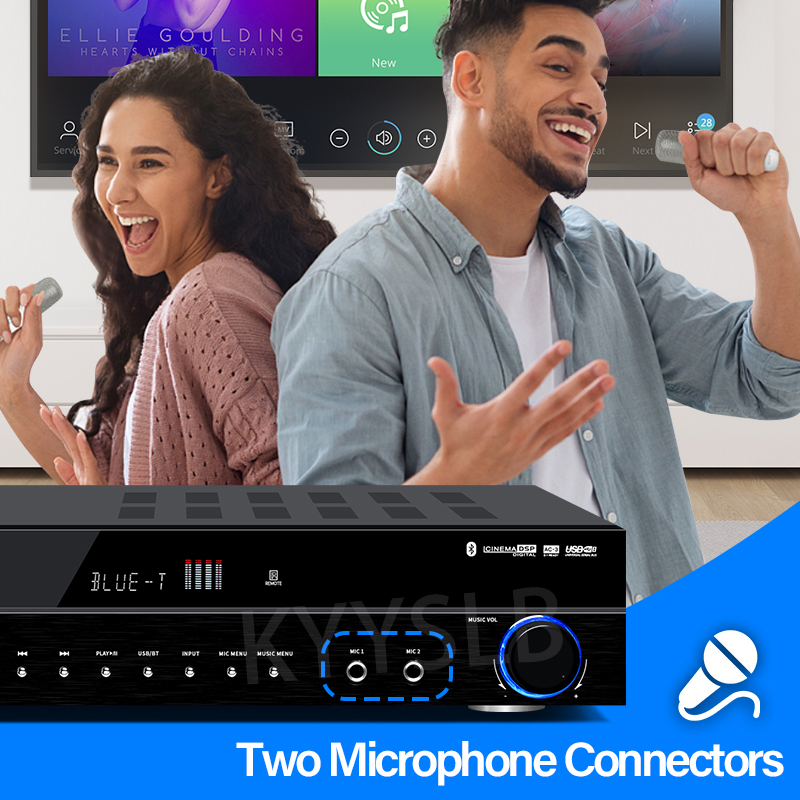 Amplificador Bluetooth de 900W - Home Cinema Ampli reseña y precio