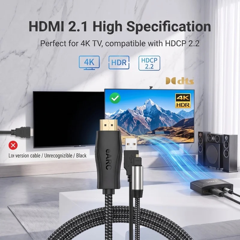 Cable Extractor de Audio HDMI  - Hdmi Arc Cable reseña y precio