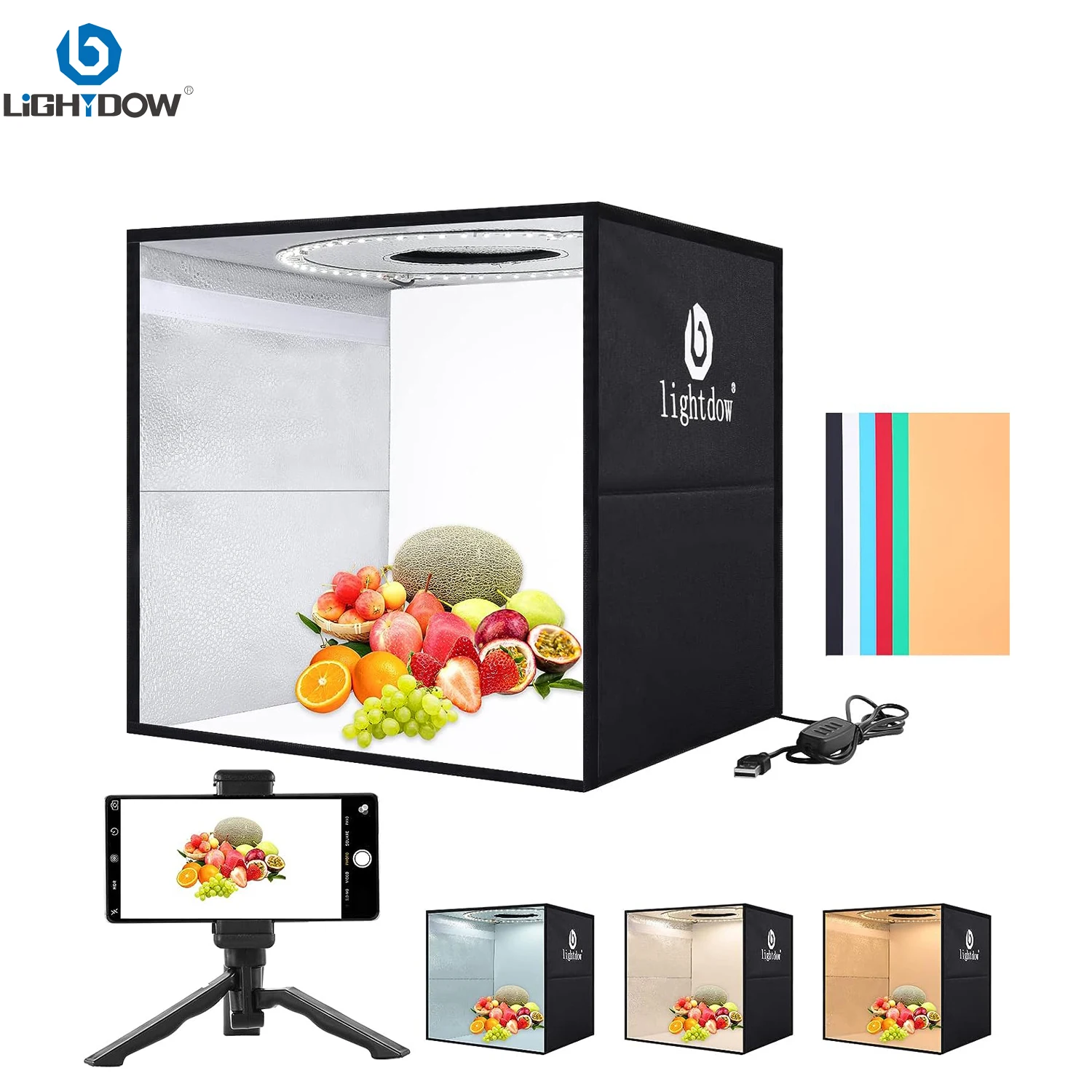 Lightdow-caja de fotos regulab - Home Cinema Led reseña y precio