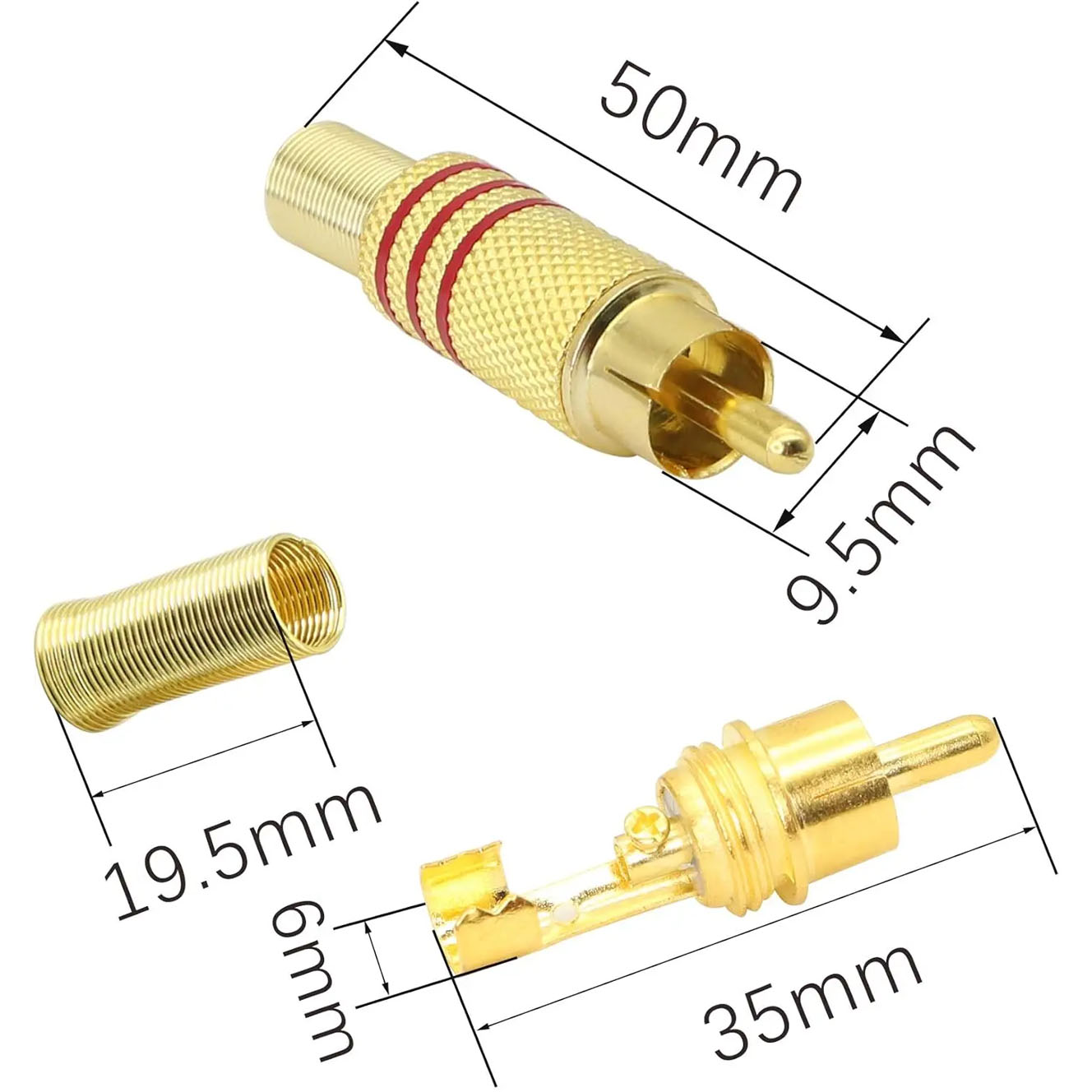 Conector de Audio y Video RCA  - Video Home Cinema reseña y precio