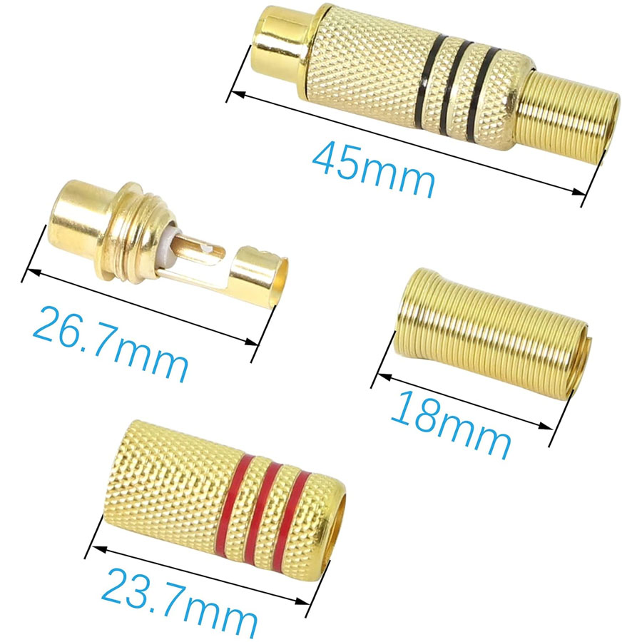 Conector de Audio y Video RCA  - Video Home Cinema reseña y precio