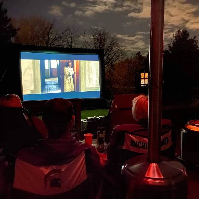 Pantalla de proyector gigante  - Home Cinema Projector Screen reseña y precio