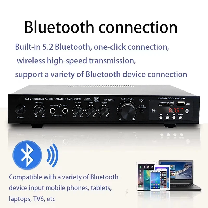 AV-369BT AMP de altavoz de son - Home Cinema Ampli reseña y precio