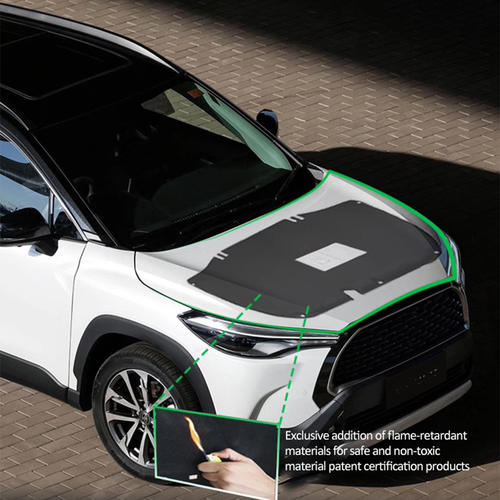 Cubierta del motor del capó de - Noise Isolating Pad reseña y precio